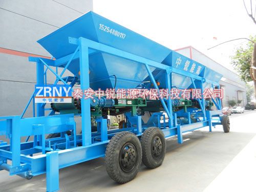 四仓移动式电脑配煤机安装调试完毕,准备发货中