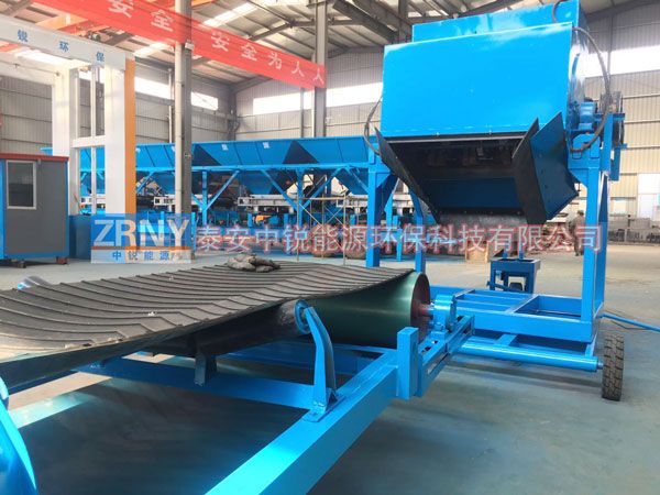 山西客户订购的配煤设备车间生产现场