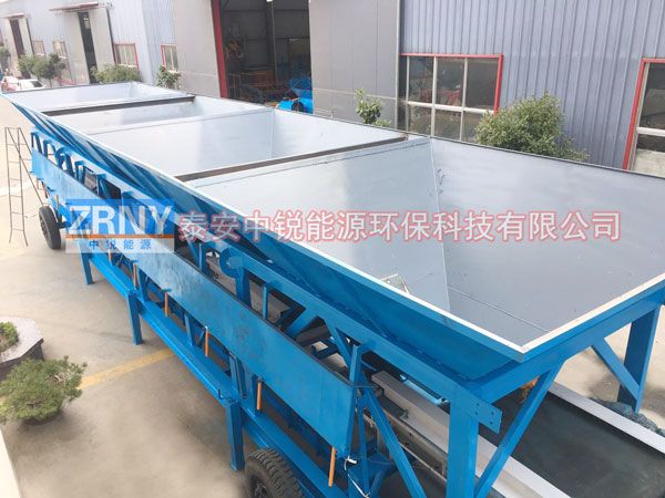 山西客户订购的配煤设备车间生产现场