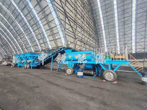 双卧轴搅拌配煤机